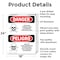Signmission Pesticide Storage Area Personnel Only Danger Sign, Aluminum, 18in W x 24in L, 2PK OS-2PACK-DS-A-1824-VS-2036 - alternate 3